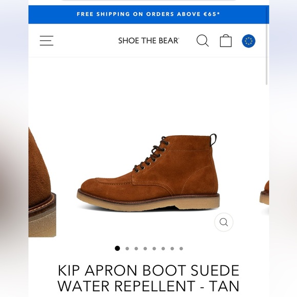 Men’s Shoe The Bear Kip Apron Boot, size 45, NEW - Picture 7 of 9